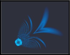 Blu Flower Fish