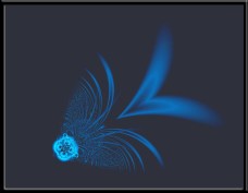 Blu Flower Fish